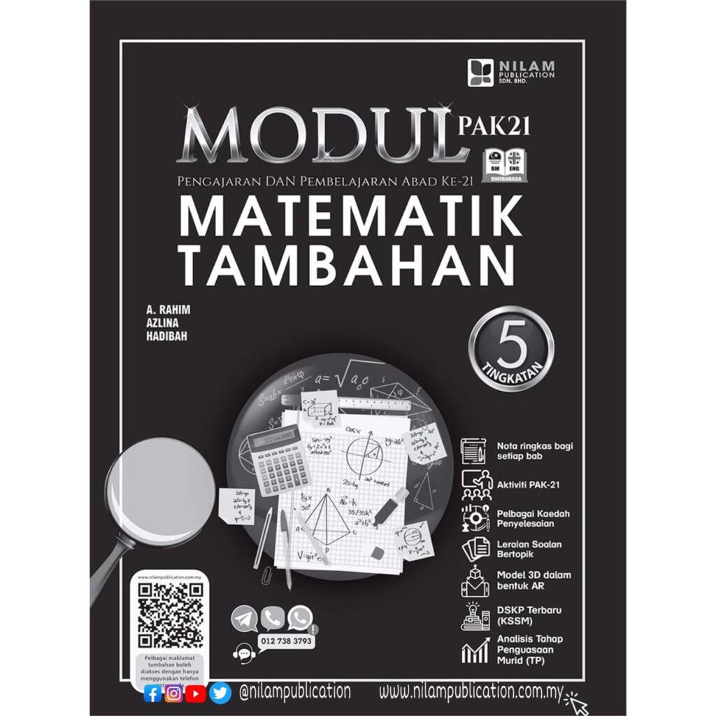 MODUL PAK21 MATEMATIK TAMBAHAN DWIBAHASA TINGKATAN 5  No.1 Online