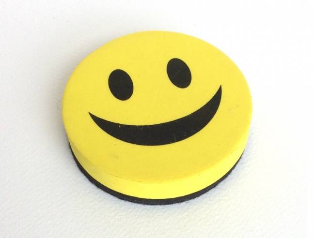 SMILEY FACE MAGNETIC WHITEBOARD DUSTER - No.1 Online Bookstore ...