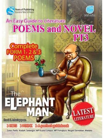 AN EASY GUIDE TO LITERATURE COMPONENT POEMS AND NOVELTHE ELEPHANT MAN FORM 3