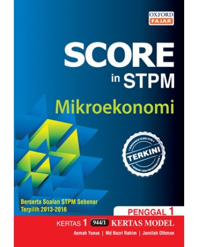 SCORE IN STPM MIKROEKONOMI PENGGAL 1 16/17 - No.1 Online 