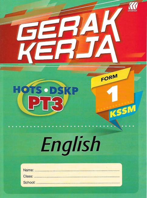 Gerak Kerja Kssm English Tingkatan 1 No 1 Online Bookstore Revision Book Supplier Malaysia