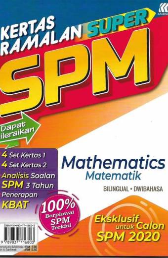 KERTAS RAMALAN SUPER SPM MATEMATIK (BILINGUAL)