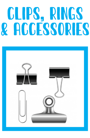 CLIPS, RINGS & ACCESSORIES