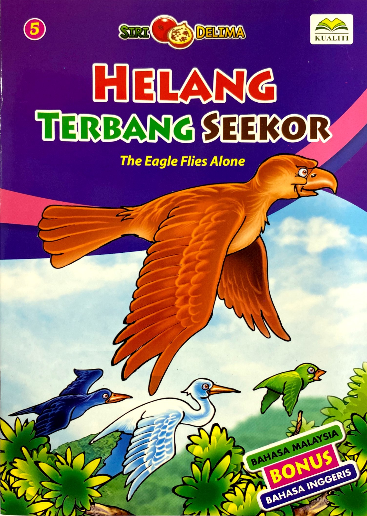 Buku Cerita Siri DELIMA HELANG TERBANG SEEKOR (BM/BI) - No.1 Online