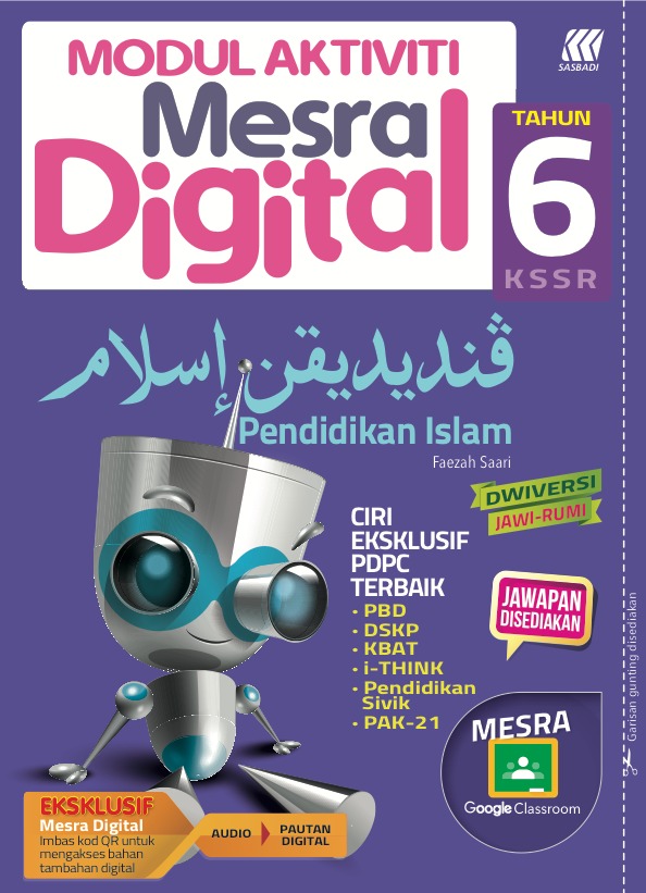 2021 Buku Kerja Modul Mesra Digital Kssr Pendidikan Islam Tahun 6 No 1 Online Bookstore Revision Book Supplier Malaysia