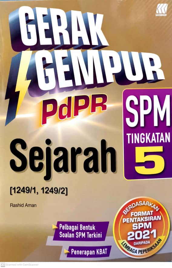 GERAK GEMPUR PDPR SPM SEJARAH TINGKATAN 5  No.1 Online Bookstore